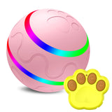 Interactive Automatic Cat Toy Ball USB Rechargeable Self-Rolling