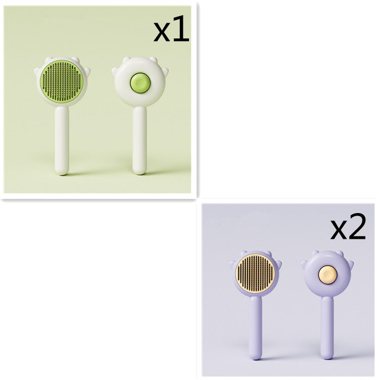 Self Cleaning Cat & Dog Grooming Brush with Massage