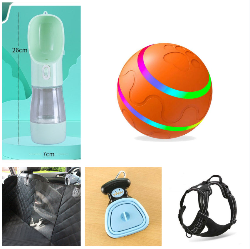Interactive Automatic Cat Toy Ball USB Rechargeable Self-Rolling