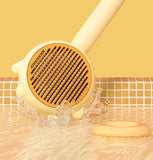 Self Cleaning Cat & Dog Grooming Brush with Massage