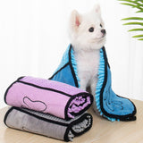 Super Absorbent Pet Bath Towel for Dogs & Cats Quick Dry