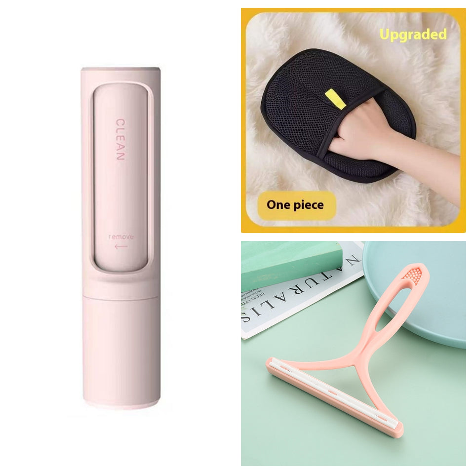 Reusable Pet Hair Remover Roller Self Cleaning Lint Brush
