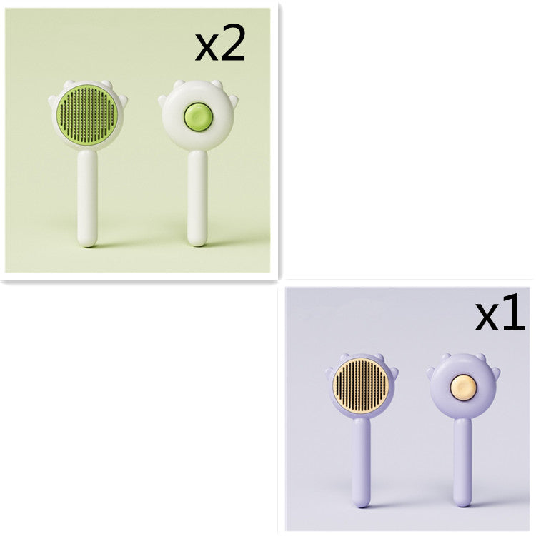 Self Cleaning Cat & Dog Grooming Brush with Massage
