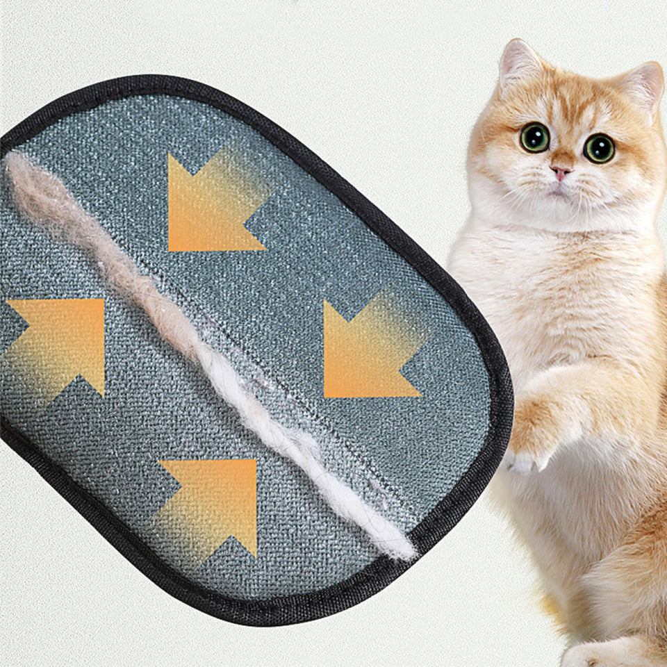 Pet Grooming Deshedding Glove for Dogs & Cats Hair Remover Mitt