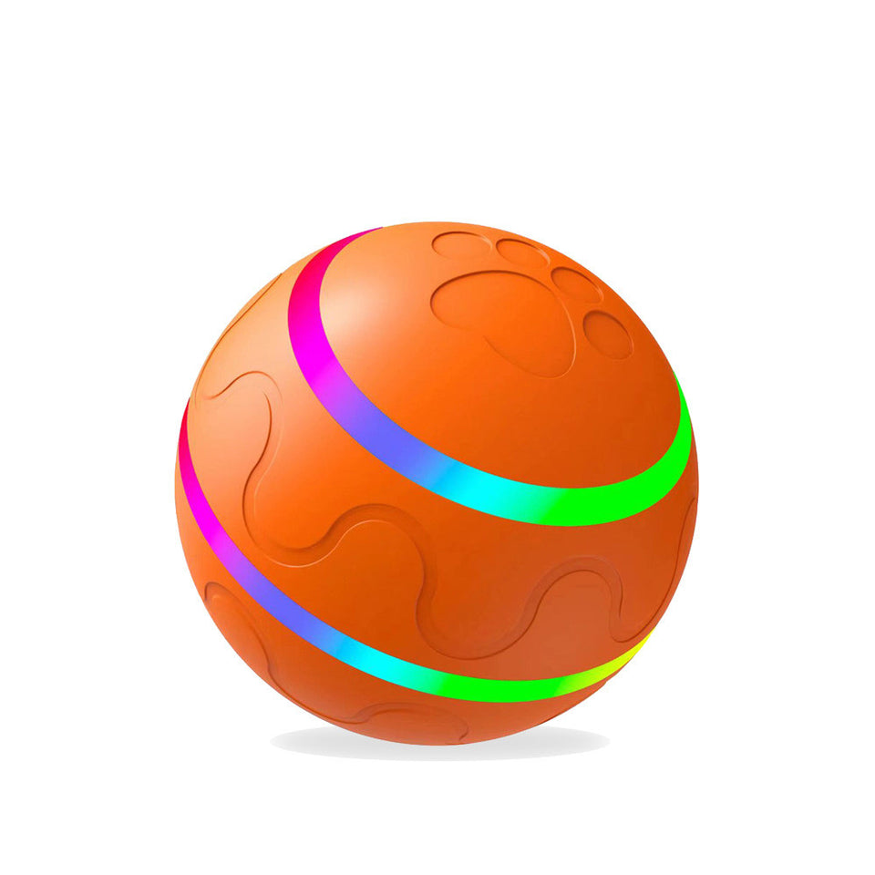 Interactive Automatic Cat Toy Ball USB Rechargeable Self-Rolling