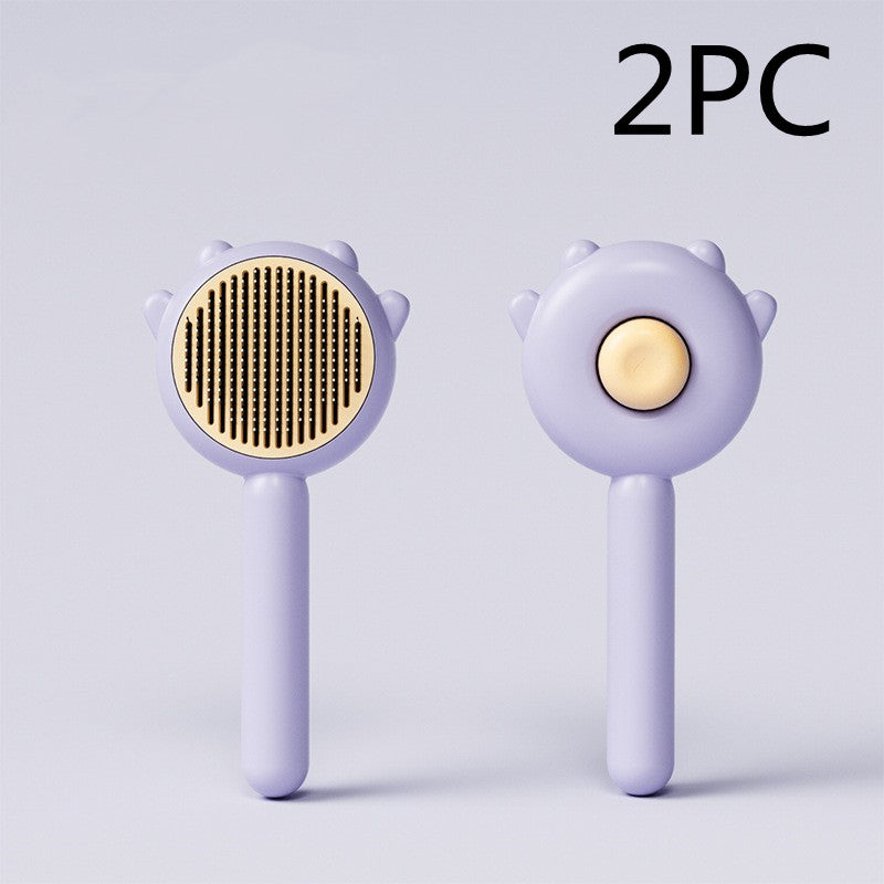 Self Cleaning Cat & Dog Grooming Brush with Massage