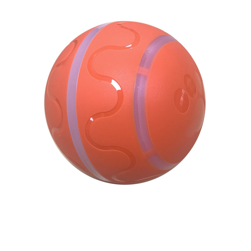 Interactive Automatic Cat Toy Ball USB Rechargeable Self-Rolling