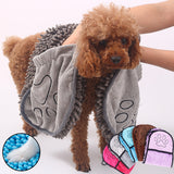 Super Absorbent Pet Bath Towel for Dogs & Cats Quick Dry