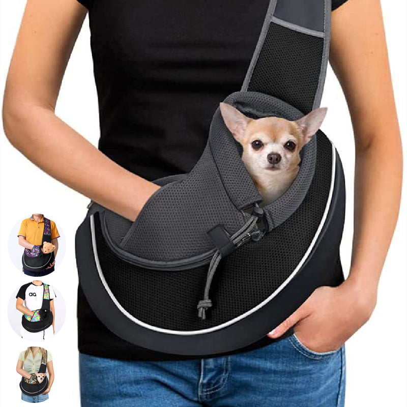 Portable Pet Carrier Sling Bag for Small Dogs & Cats Travel