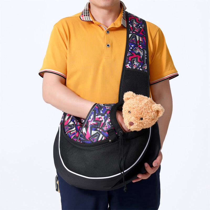 Portable Pet Carrier Sling Bag for Small Dogs & Cats Travel