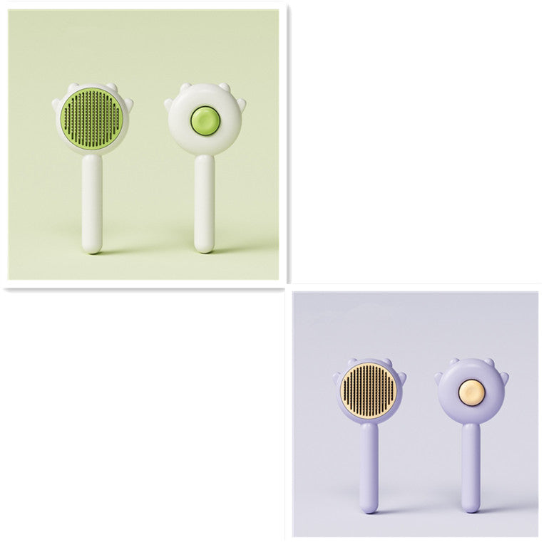 Self Cleaning Cat & Dog Grooming Brush with Massage
