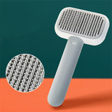 Self-Cleaning Pet Grooming Brush for Dogs & Cats