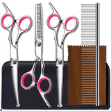 Professional Luxury Pet Grooming Scissors Kit for Dogs & Cats