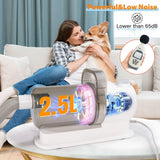 All-in-One Dog Grooming Vacuum Kit – Low Noise Pet Clipper Set