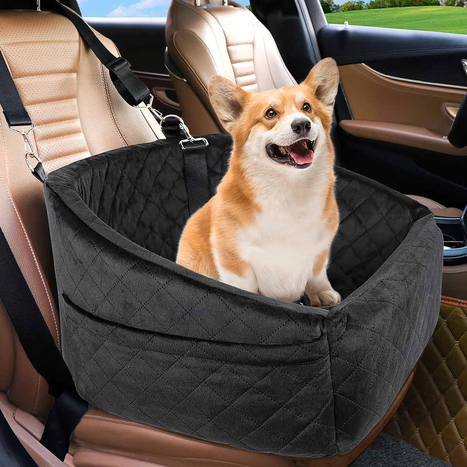Waterproof Dog Car Seat Booster Bed Travel Carrier for Pets