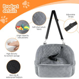 Waterproof Dog Car Seat Booster Bed Travel Carrier for Pets