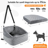 Waterproof Dog Car Seat Booster Bed Travel Carrier for Pets