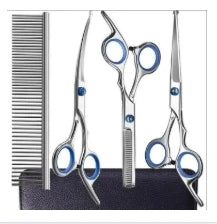 Professional Luxury Pet Grooming Scissors Kit for Dogs & Cats