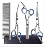 Professional Luxury Pet Grooming Scissors Kit for Dogs & Cats