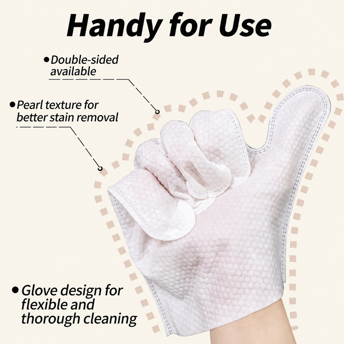 Pluma Paws No-Rinse Pet Bathing Gloves – Dog & Cat Cleaning Wipes