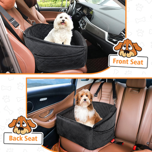 Safe, Cozy Car Rides for Your Dog — Every Time

No more anxious rides or messy car seats. This waterproof dog car seat booster bed keeps your furry friend, comfortable, and elevated while protecting your car from dirt, fur, and scratches. Whether it’s a quick trip or a long road adventure, your pet rides in comfort and you drive with peace of mind.

&nbsp;Key Benefits
Keeps Your Dog Safe While Driving – Elevated booster design helps reduce movement and distractions.
Protects Your Car Interior – Waterproof 
