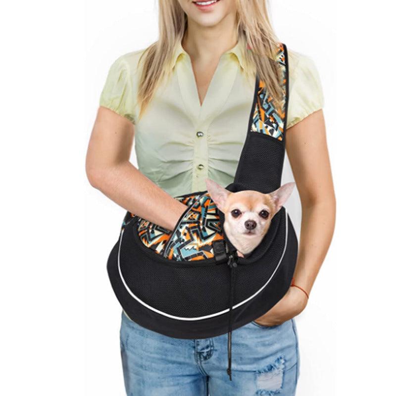 Portable Pet Carrier Sling Bag for Small Dogs & Cats Travel