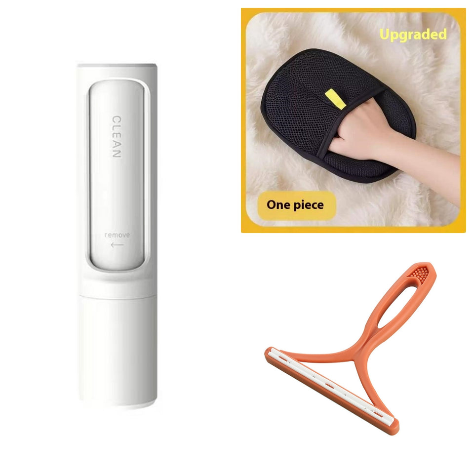 Reusable Pet Hair Remover Roller Self Cleaning Lint Brush
