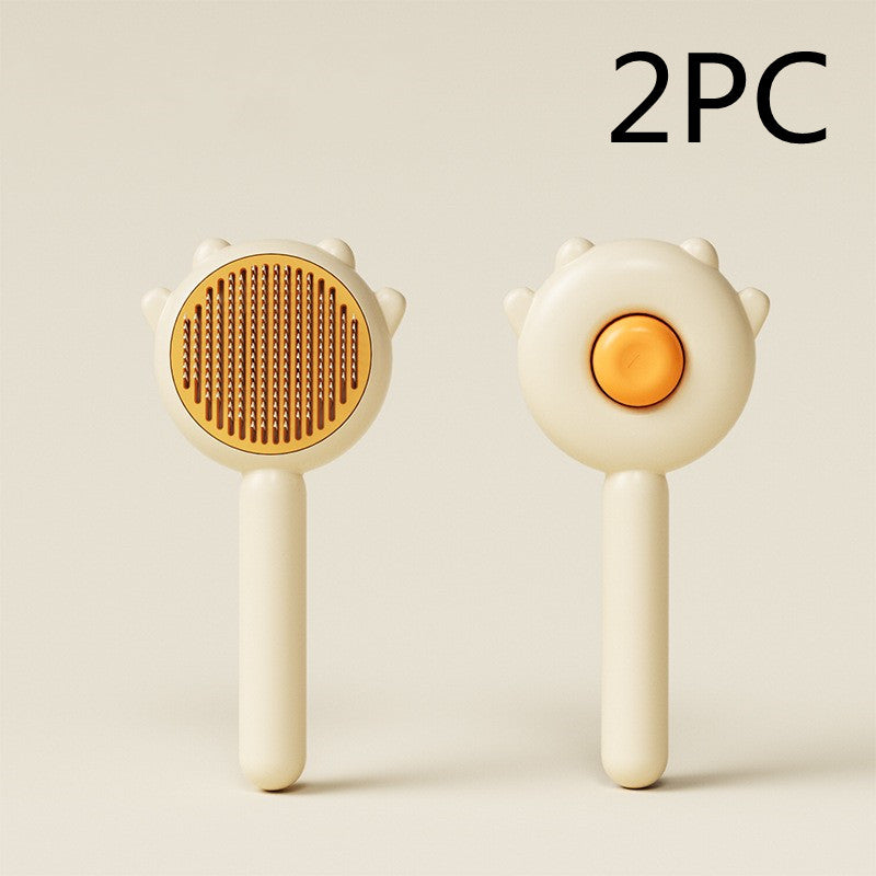 Self Cleaning Cat & Dog Grooming Brush with Massage