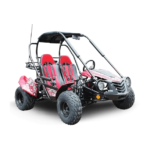 Trailmaster ULTRA BLAZER 200 Go Kart High Back seats, Live Rear Axle, Double A-Arms, Coil Over Shocks - Image 10