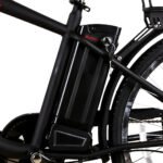 CITY ELECTRIC BICYCLE MEN 26" CAMEL BLACK with PLASTIC BASKET - Image 3