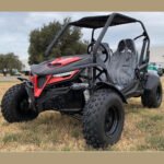 Trailmaster Cheetah 200 Go kart ,Upgraded rear end, high back seats, Full Welded Roll Cage - Image 5