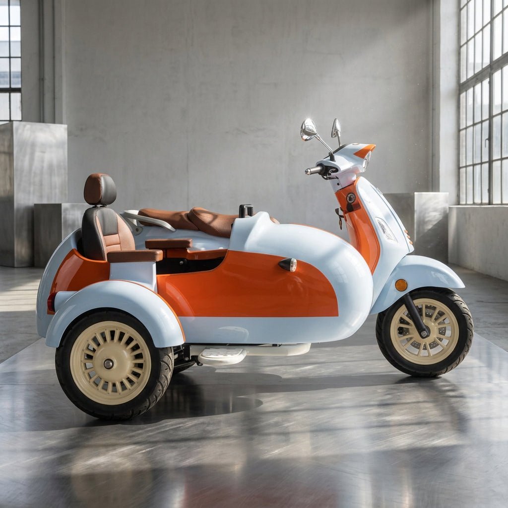 Supermach MP200-M3 Retro Sidecar for Sale | Vintage Style and Bold Ride - Image 5