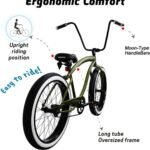 Micargi Largo Cruiser Bicycle | Single-Speed Comfort Bike - Image 6