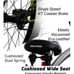Micargi Largo Cruiser Bicycle | Single-Speed Comfort Bike - Image 5