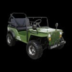 Mini-Jeep Style 125cc Series 4. Mid-Size Youth Mini-jeep 3-Speed semi-Automatic with Reverse, 95% pre-assembled