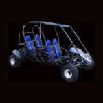 TrailMaster Blazer 4-200X Off Road Adult Buggy Go kart four seater. High Back Seats with race style harness