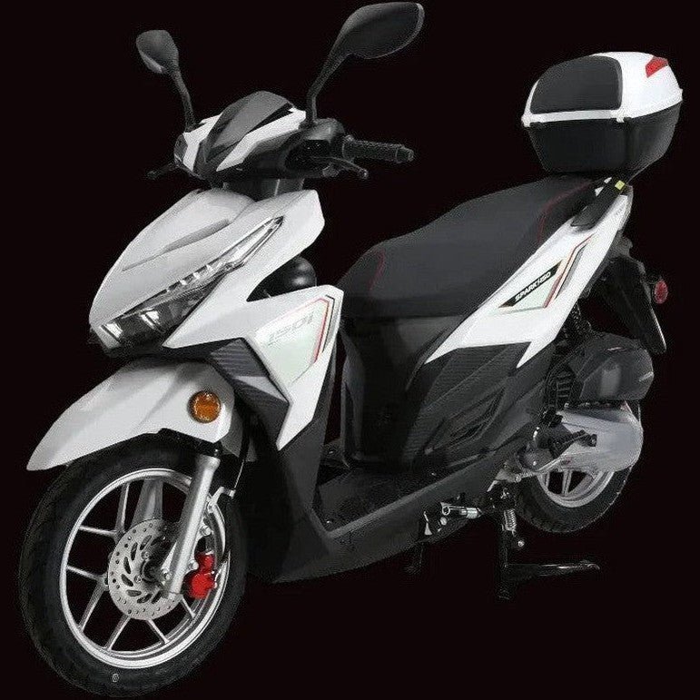 White_Vitacci_SPARK_150CC_SCOOTER_2.jpg Vitacci 150cc Spark Scooter - Image 1