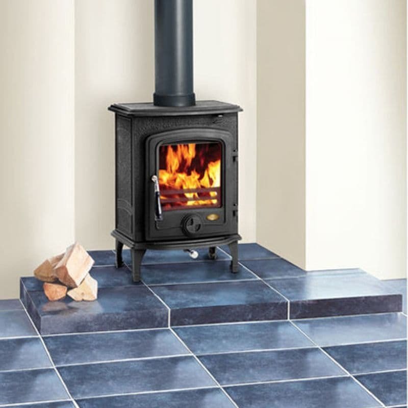 clarke-6909950-chesterford-eco-design-black-cast-iron-wood-coal-burning-stove-17000btu-4.6kw-14368-p.jpg Clarke 6909950 Chesterford Eco-Design Black Cast Iron Wood & Coal Burning Stove 17000Btu/4.6Kw - Image 1