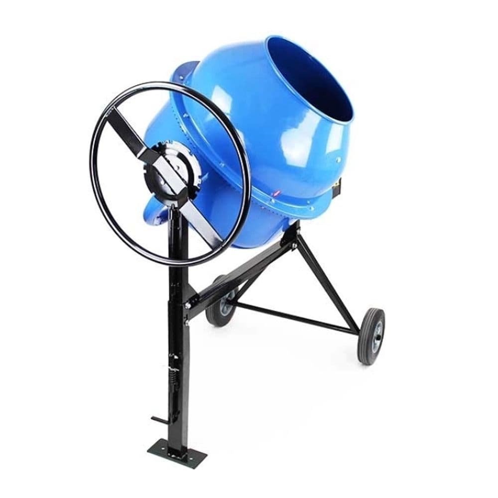 hyundai-hycm160-portable-electric-cement-mixer-160-litre-650w-240v-50hz-standard-uk-3-p-15658-p.jpg Hyundai HYCM160 Portable Electric Cement Mixer 160 litre 650w 240V~50Hz Standard UK 3 Pin 13amp Plug - Image 1