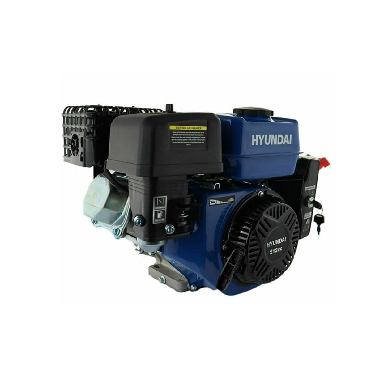 hyundai-ic210xe-19-19.05mm-electric-start-straight-shaft-petrol-engine-4-stroke-ohv-212cc-7hp-15744-p.jpg Hyundai IC210XE-19 19.05mm Electric-Start Straight Shaft Petrol Engine 4-Stroke, OHV 212cc 7hp - Image 1