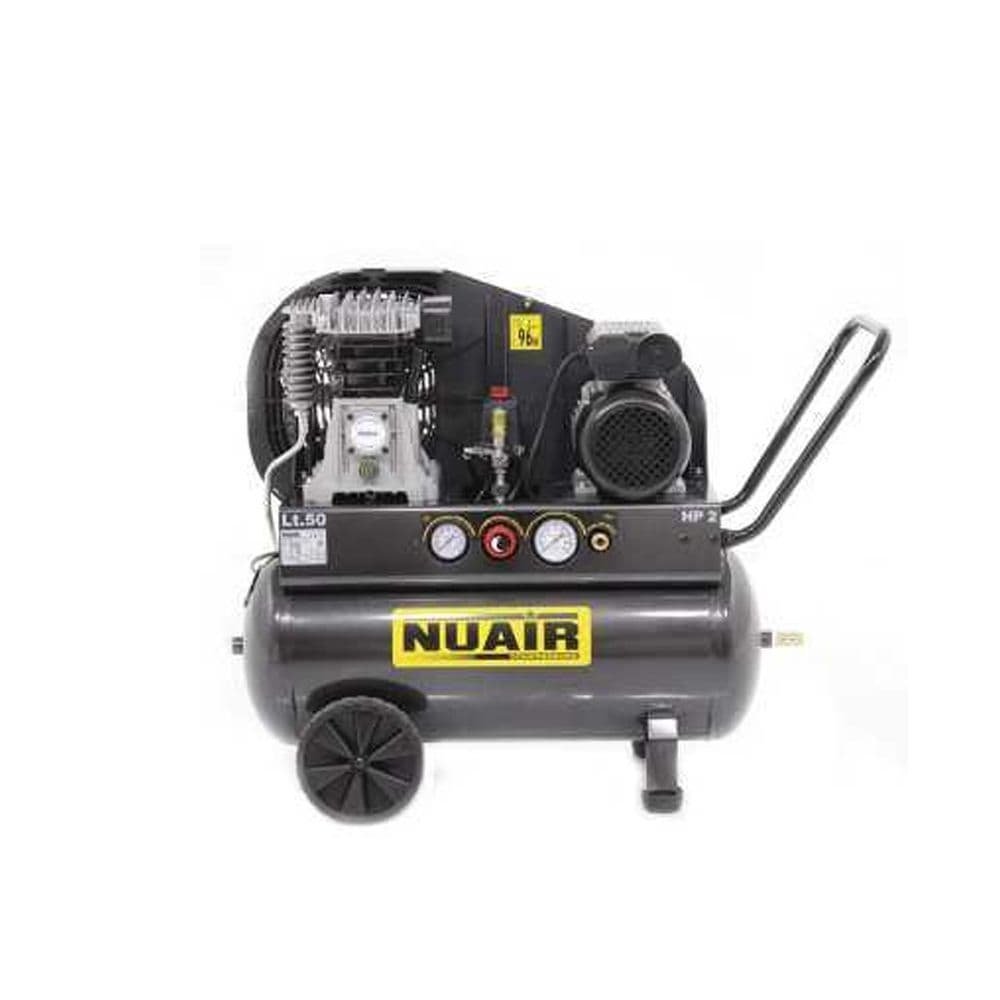 nuair-s-28da504fps139-b2800b-3m-50-tech-pro-uk-air-compressor-2.2kw-3hp-50lt-10-bar-portable-16368-p.jpg NuAir S-28DA504FPS139 B2800B/3M/50 TECH-PRO UK Air Compressor 2.2kW 3Hp 50Lt 10 Bar, Portable - Image 1